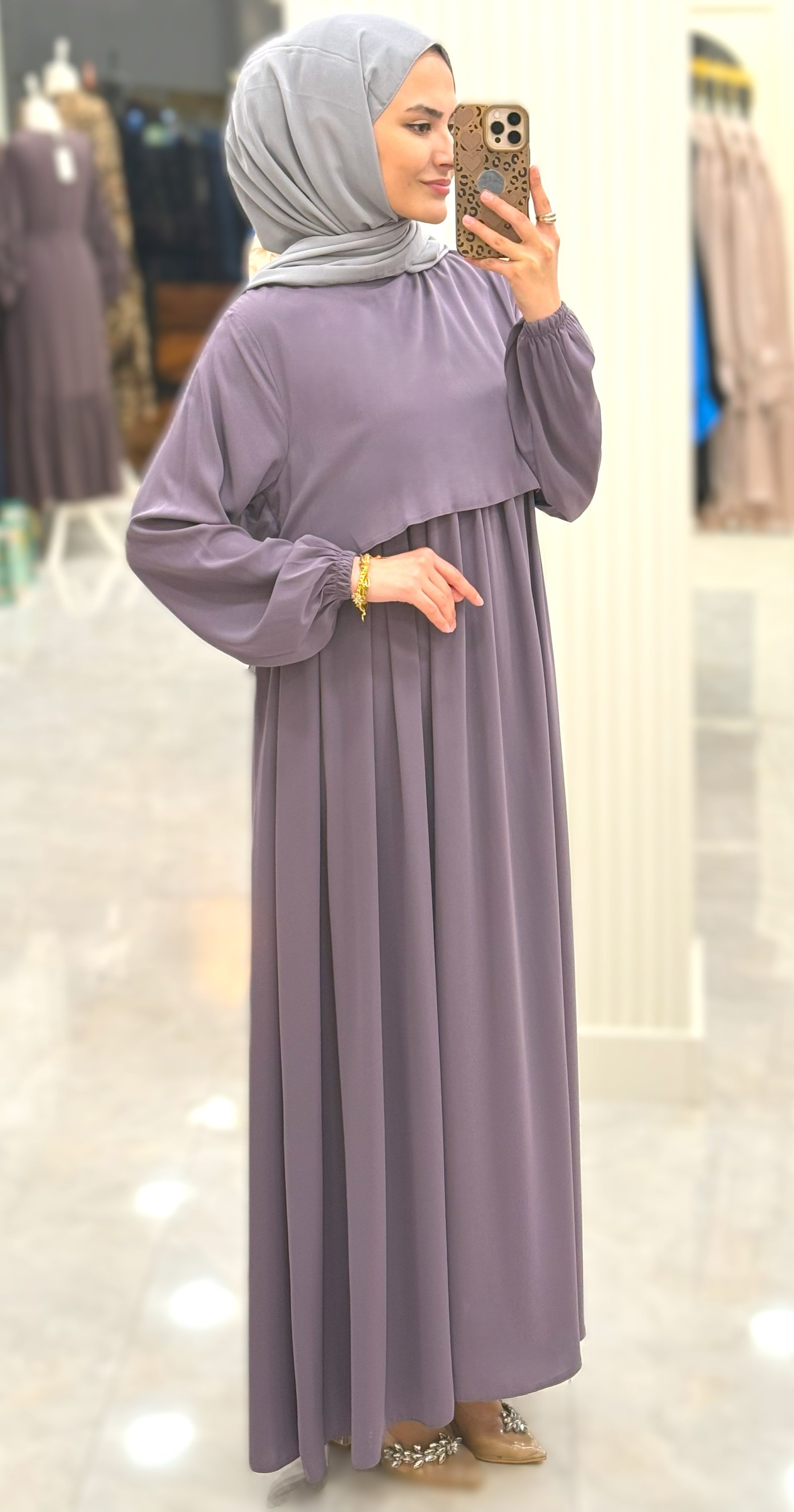 CEREN ELBİSE  LİLA