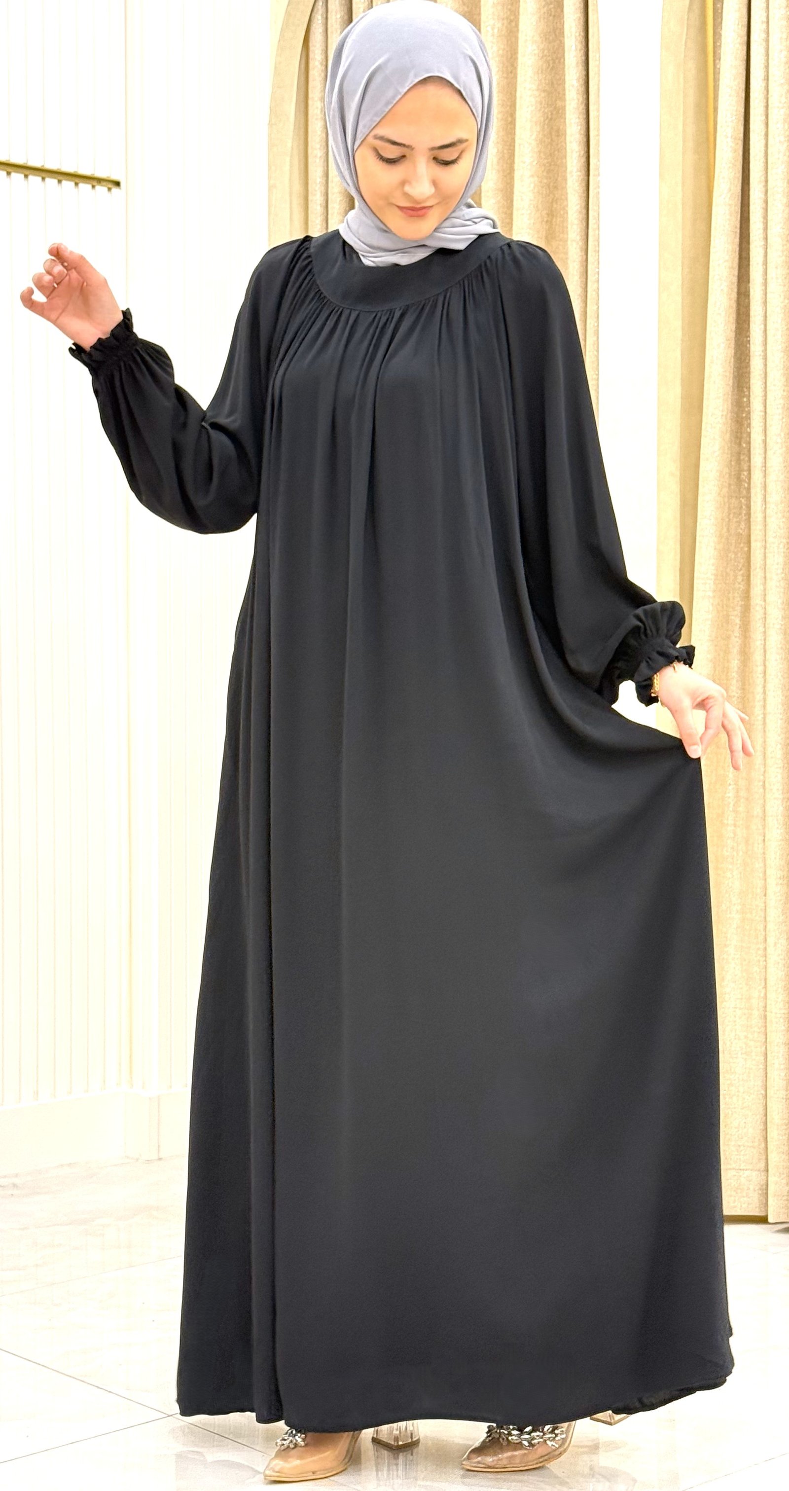 MEDİNE ELBİSE   SİYAH