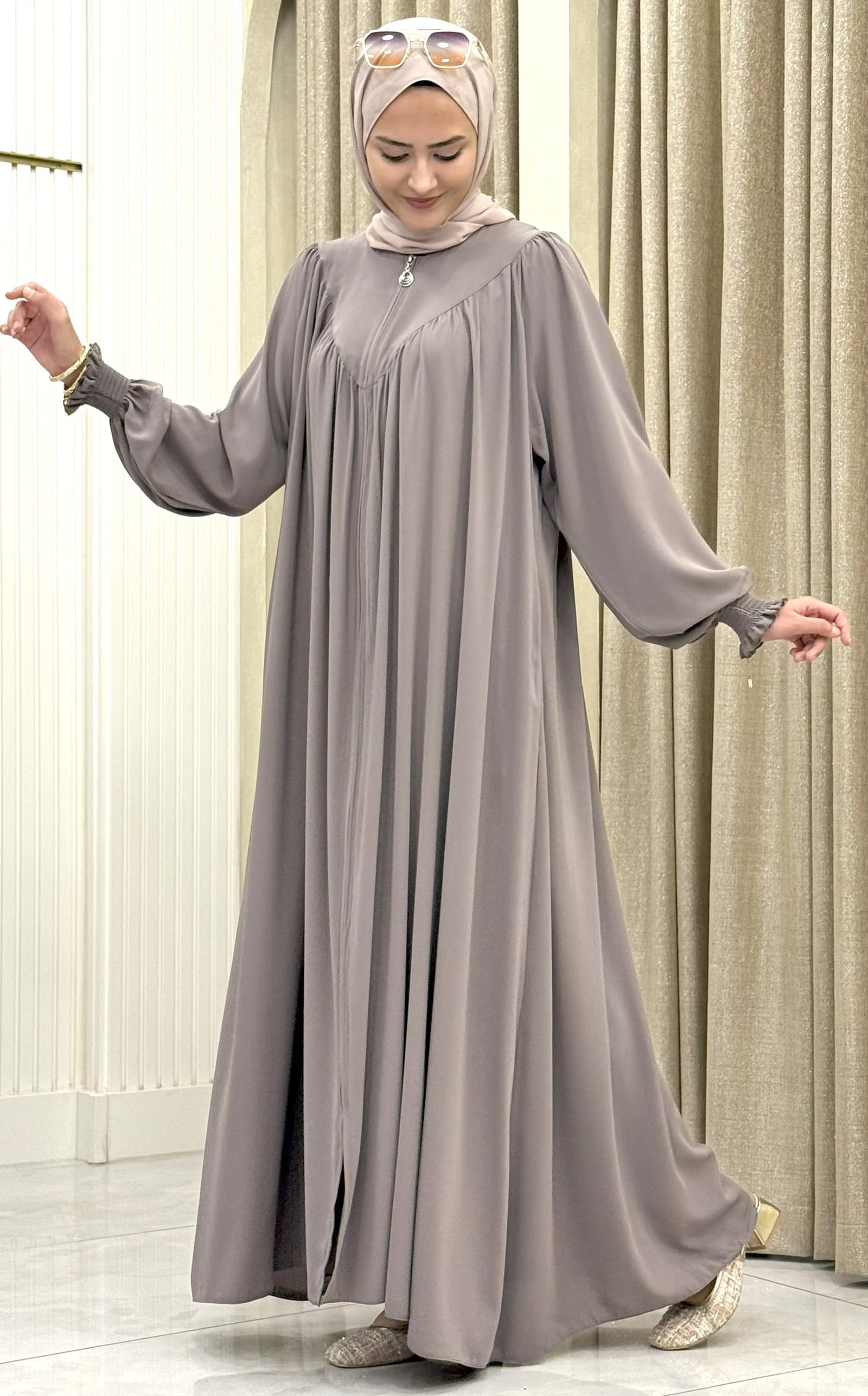 ROBALI MEDİNE İPEĞİ  TAŞ RENGİ