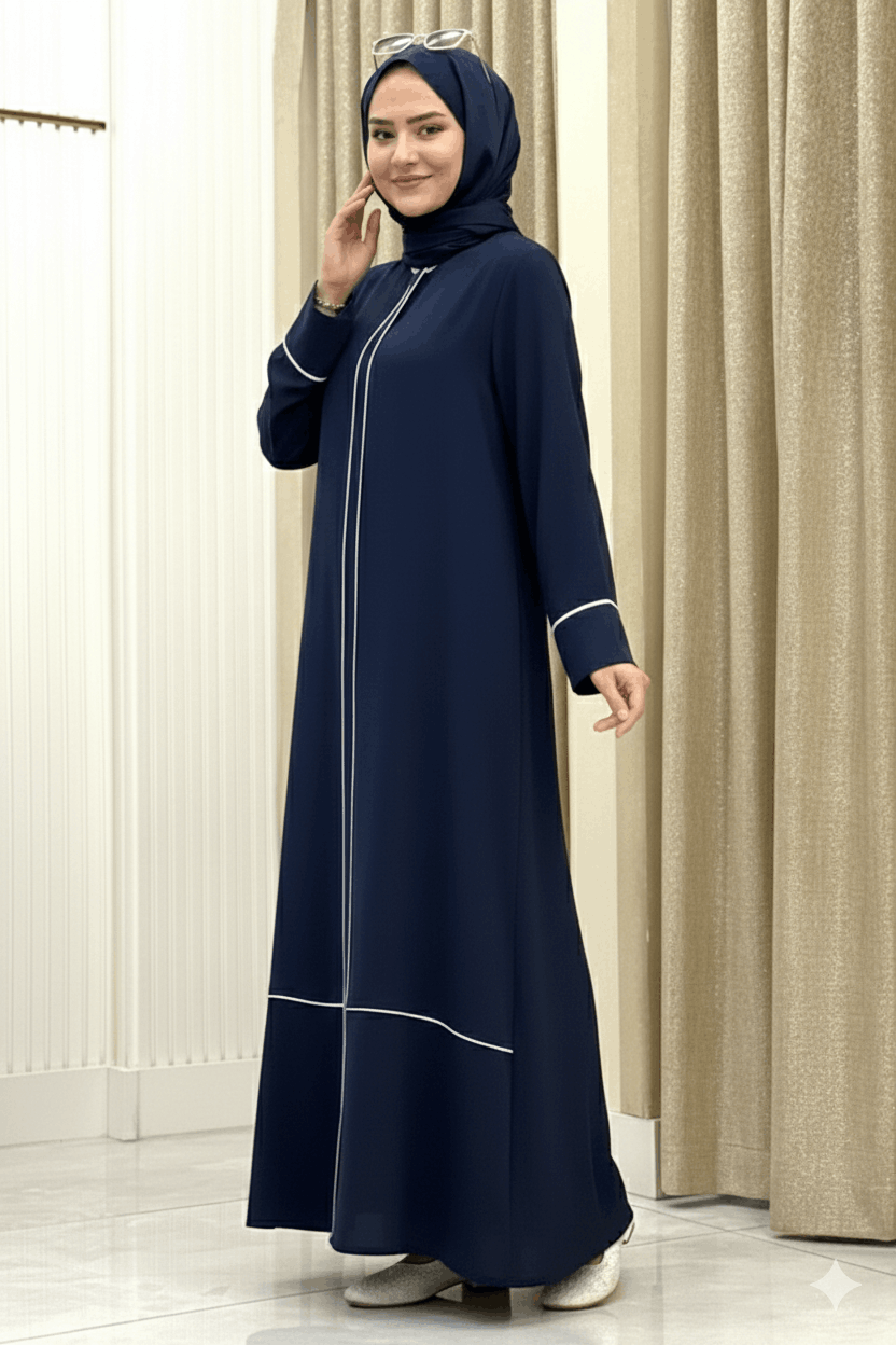 BİYELİ FERACE LACİVERT